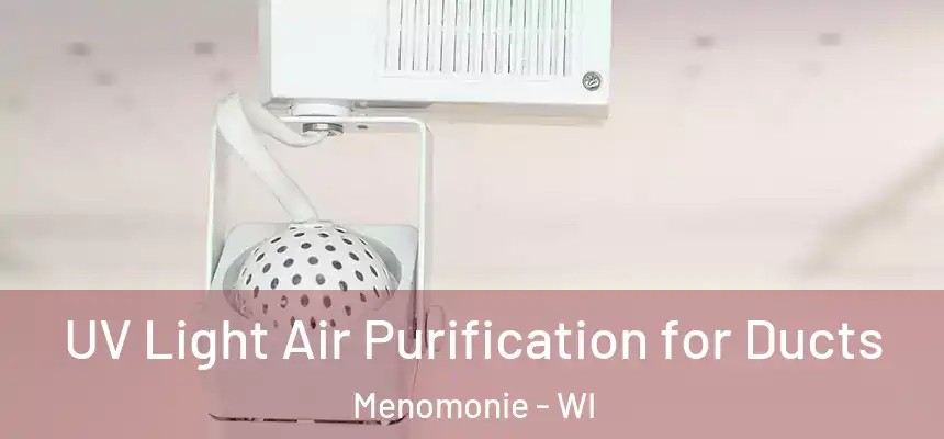  UV Light Air Purification for Ducts Menomonie - WI